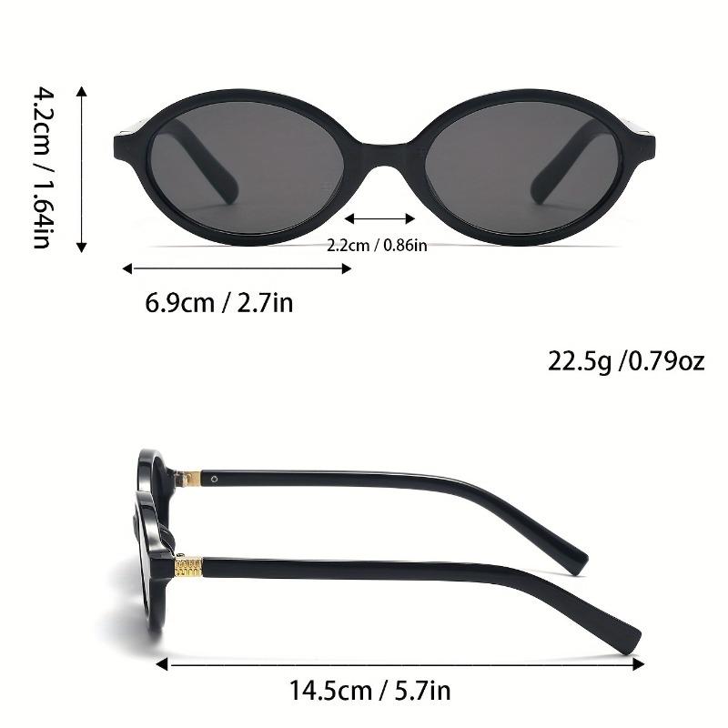 Unisex Retro Oval Versatile for Multiple Scenes Everyday Fashion Accessory Everyday Fashion Glasses