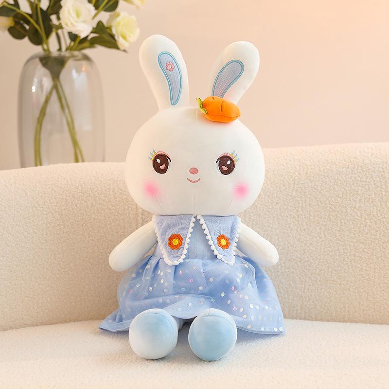 Cute Sweetheart Rabbit Plush Toy Little White Rabbit Doll Large Doll Ragdoll Cartoon Doll