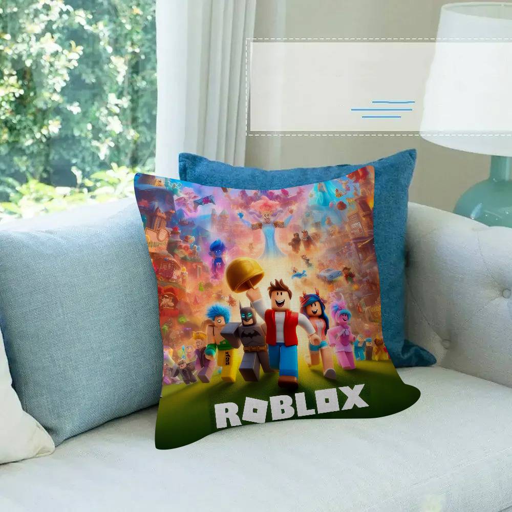 Cushion Cover Decorative Pillow Sofa Home Decor case pillow cases Rrroblox Game Cartoon