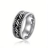 1pc Titanium Steel Neutral Fashion Ring, Fashionable Daily Wear, Personalized Accessory