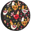Farmhouse Hen and Chicks Spare Tire Cover Waterproof Dustproof SUV Truck Wheel Protector Accessory