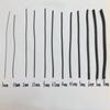 Garden Bonsai Shape Aluminum Wire (1.0mm, 1.5mm, 2.0mm, 3mm, 4mm, 5mm) Black Six Sizes for Garden and Plant Shapes