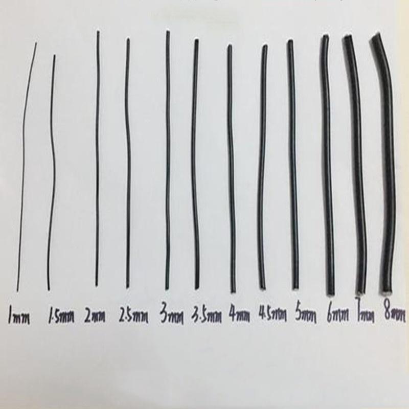 Garden Bonsai Shape Aluminum Wire (1.0mm, 1.5mm, 2.0mm, 3mm, 4mm, 5mm) Black Six Sizes for Garden and Plant Shapes