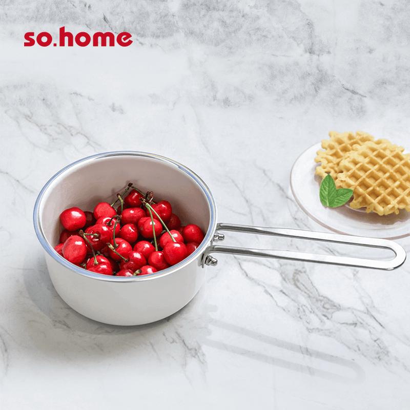 

Sohome Single Handle Enamel Milk Pot
