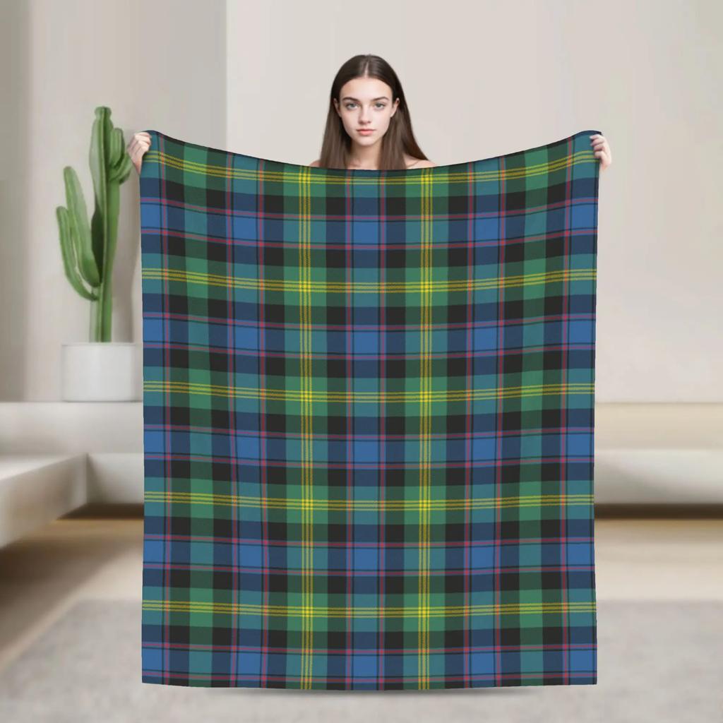 Tartan Ruit Mode Dekens Fleece Herfst/Winter Multifunctionele Lichtgewicht Worpdeken voor Bed Auto Sprei