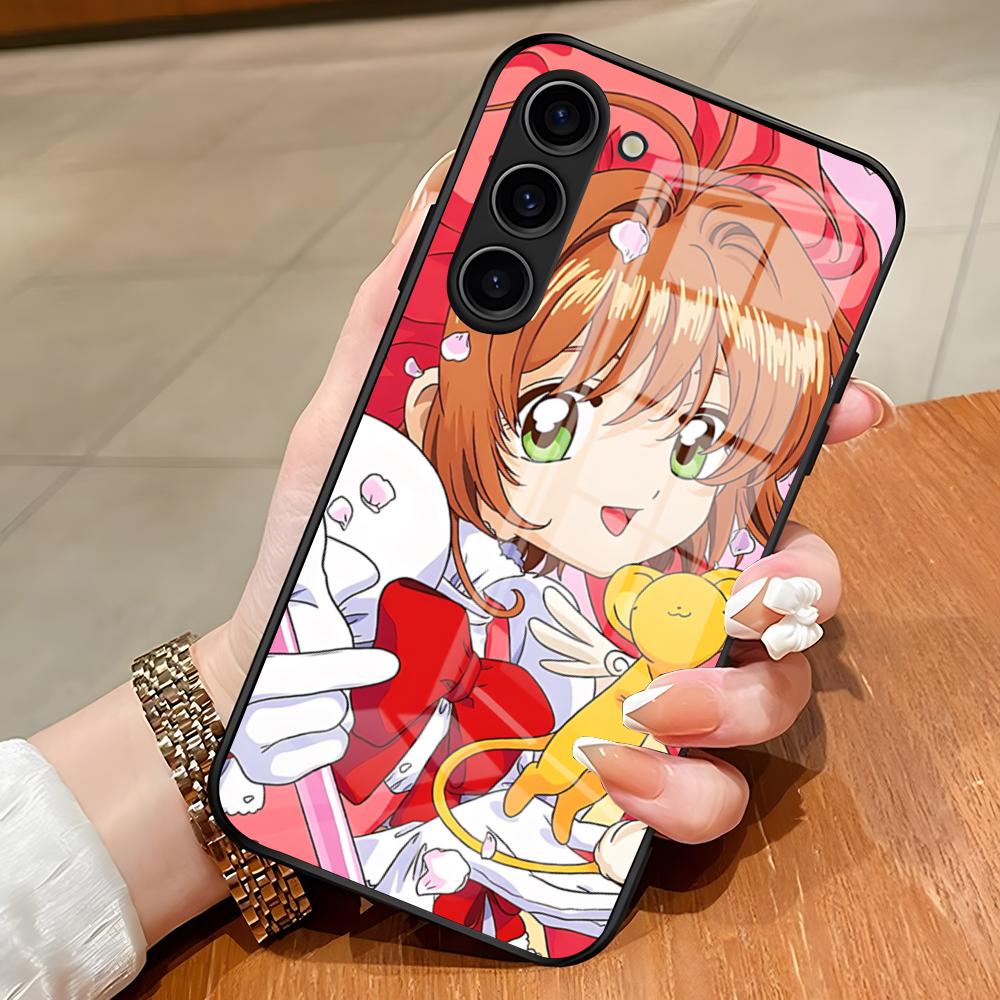Cardcaptor Sakura Phone Case For Samsung S26 S25 Edge Ultra S23 S22 S21 S20 Ultra Plus S24 Fe A54 A53 A25 Glass Cover