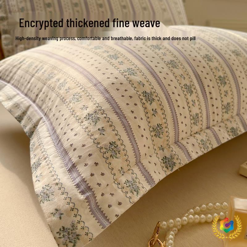 100% Baumwolle Kissenbezug Set - Zwei Stück: Einzeln 40x60cm, Extra Groß 48x74cm, Kernbezug 50x80cm