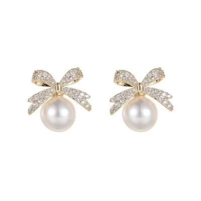Silvers Needle Koreanische Simples Ohrringe Nischen Temperament Persönlichkeit Ohrringe Damen High-End-Perlenohrringe