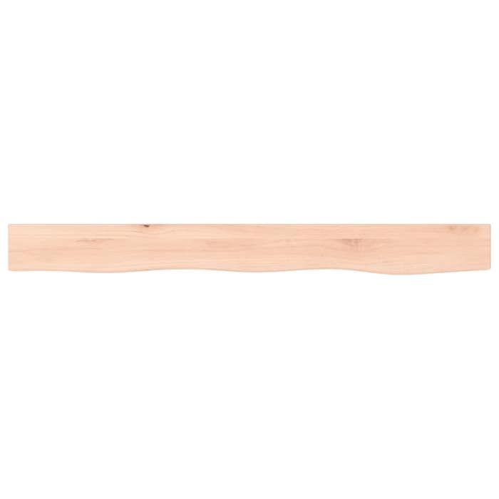 VidaXL Wall Shelf 100x10x6 Cm Solid Untreated Oak Wood 363556