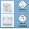Termometro e igrometro elettronico ad alta precisione da parete con ora e data - Smiley Face Indoor Household