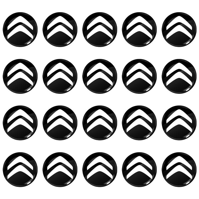 New 14MM Remote Car Key Stickers Emblem Accessories For Citroen C1 C3 C4 Grand Picasso C4L C5 C6 C8 VTS Aircross