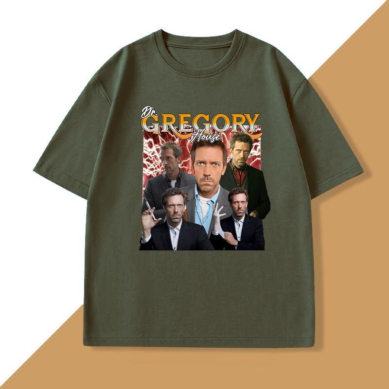 Dr Gregory House Funny T Shirt Fuuny Meme Tee Shirt Fashion Cotton Short Sleeve 90S Unisex Clothing Personality Streetwear Tops