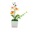Artificial Potted Plants Artificial FlowersThree Phalaenopsis Orchids Square POTS Artificial Flower Ornaments