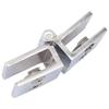 4pcs Shower Glass Door Hinges 180 Degree Double Sided Glass Door Clamp Hinges Adjustable 5mm - 8mm Glass Furniture Hinges