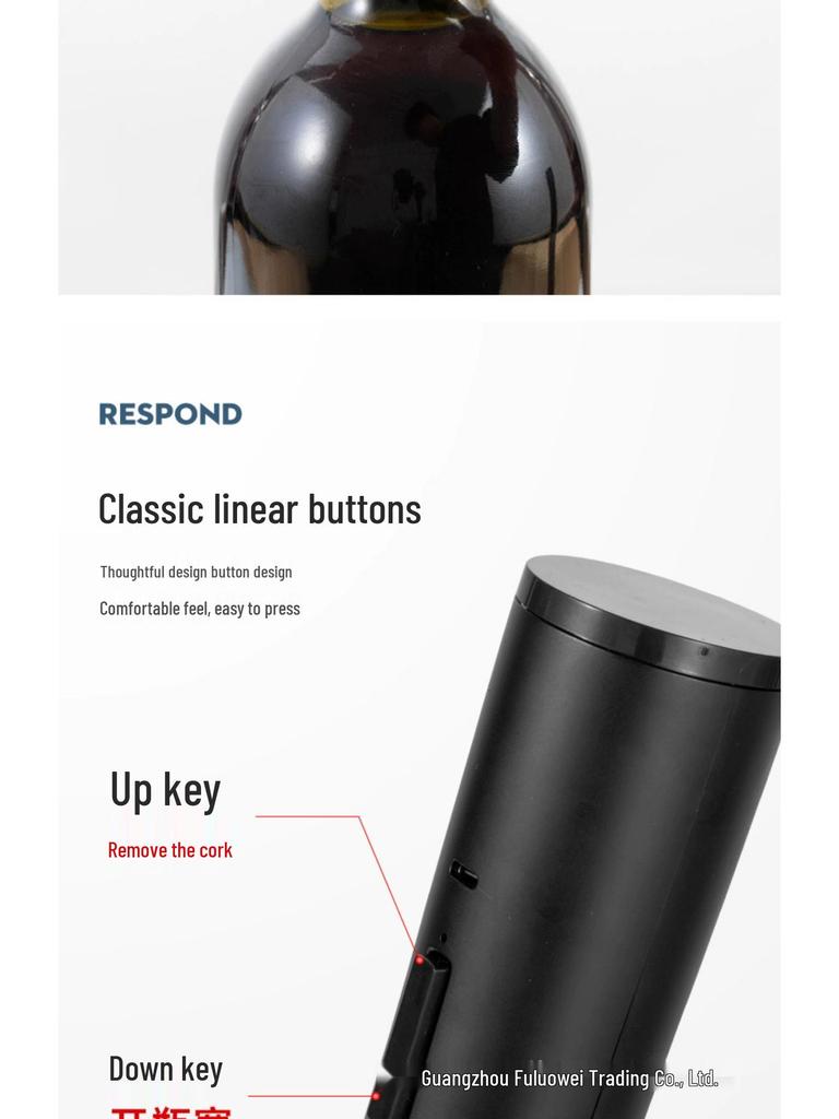 Electric Wine Opener Set - Automatic, Rechargeable & Silent