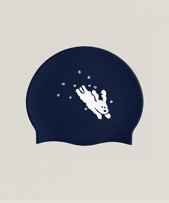 Sseommeotueoliseuteu Silicone Swim Cap_Splash Dog