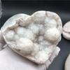 Natural Quartz Cluster Crystal Heart Egg Healing Stones Crystal Cluster Heart For Decoration