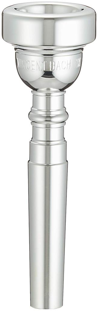 Bach Trumpet Mouthpiece 1X Silver Plated Finish