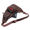 2023 Men's Trendy Chest Crossbody Bag: Versatile Shoulder and Street Backpack for Sports & Commute.
