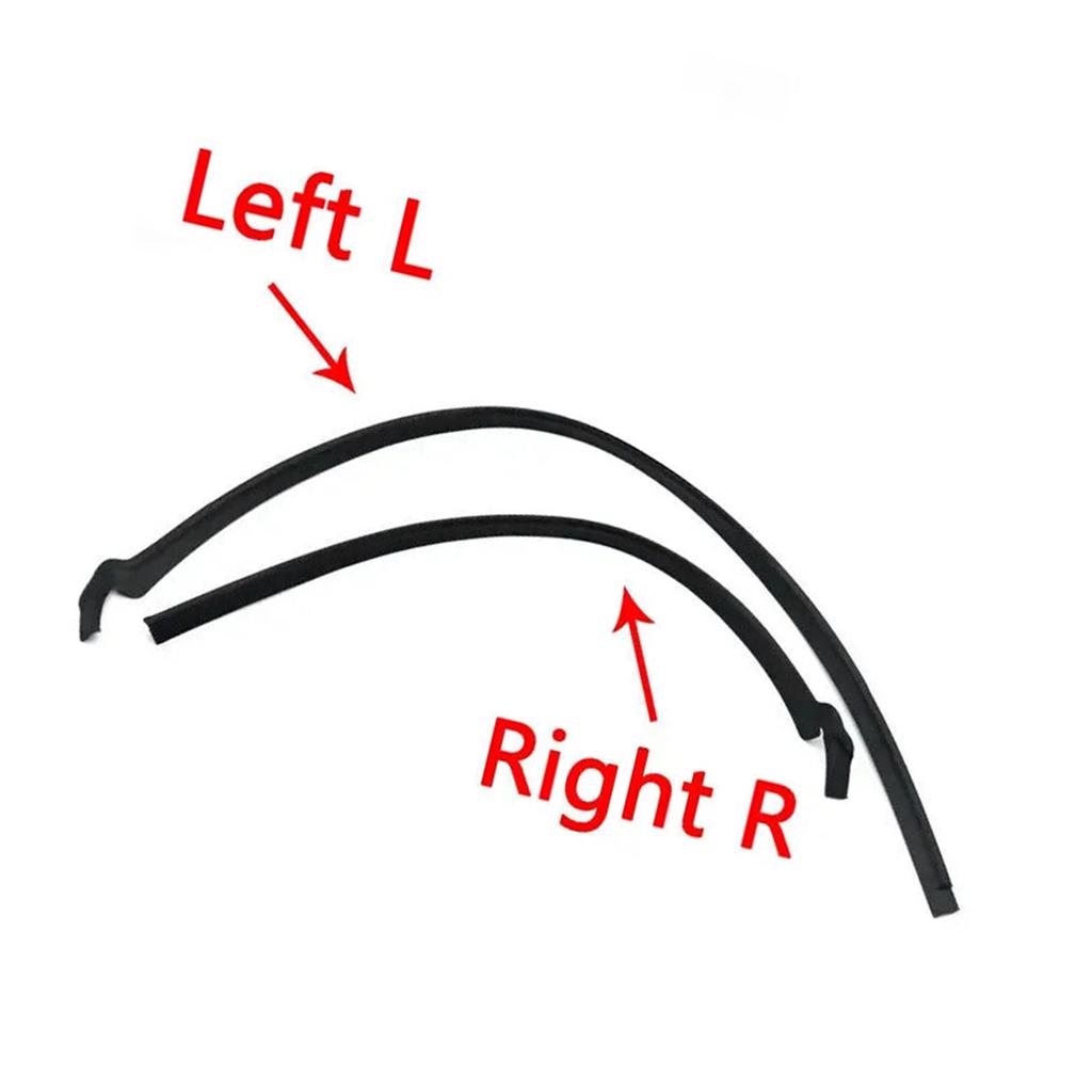 2Pcs LH Windshield Cowl Cover Apron Seal Trim Strip For Mini Cooper R55 R56R57 07-15 51132751209 51132751210