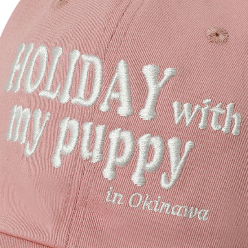EXPRESS HOLIDAY My Puppy Ball Cap_Dust Pink