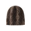 Cashmere new European and American trends autumn and winter wool hat warm knitted hat jacquard thickened headhat