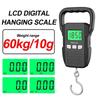 CYCG Heavy-Duty Digital Hanging Scale 132lb/60kg with Backlit LCD Display, Large Hook & Tare Function