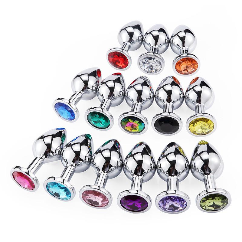 Luxurious Metal Anal Plug For Adults In Various Sizes And Vibrant Colors