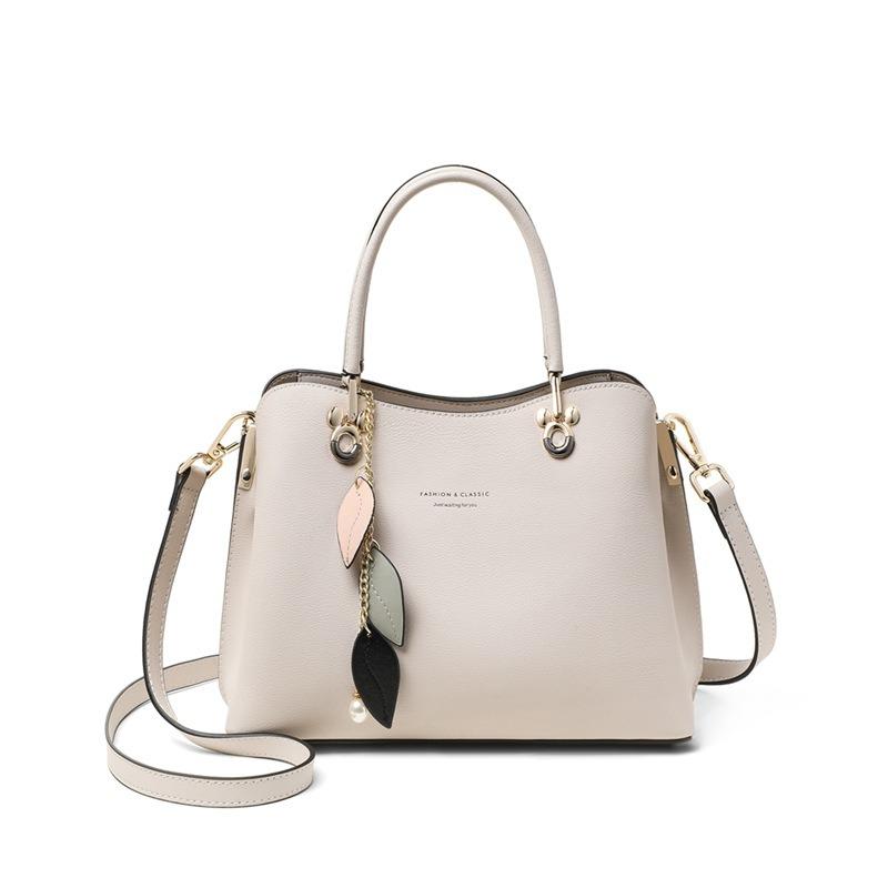 Bag New Crossbody Light Luxury One Shoulder Mom Portable Leather Women's Bag Commuter Premium Sense Luggage