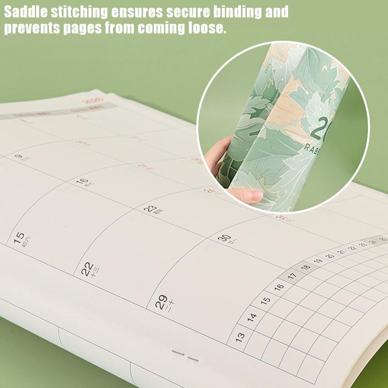 2026 Calendar Planners Yearly 365 Days Efficiency Notebooks Monthly Diary Journals Weekly Goal Habit Tracker Agenda Schedules