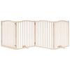 Vidaxl Foldable Dog Gate, With Door, 4 Panels, 320 Cm
