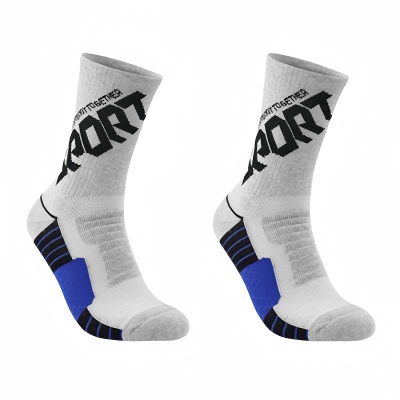 

Мужские осенние и зимние утолщенные махровые спортивные носки для бега, баскетбола, цилиндра из чистого хлопка 1 pair серый