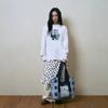 Lsc Fabric Mix Shoulder Bag Navy