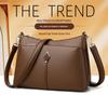 Autumn/Winter Soft Leather Multi-layer Shoulder/Crossbody Bag for Women - Versatile and Spacious Design