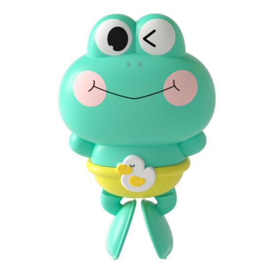 Wind-Up Frog Bath Toy Cute Swimming Frog Baby Bath Toy Kids Fun Water Play Toy for Bathroom Swimming Pool