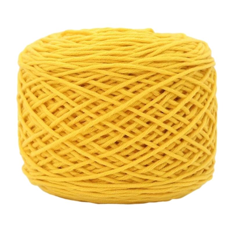 200M Solid Tufting Yarn 8 Strands Yarn For Rug Cotton Yarn For Tufting Guns Multi Color Cotton Knitting Yarn