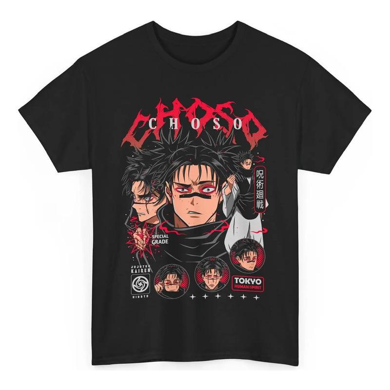 Camiseta Jujutsu Choso Anime Unisex Kaisen Anime, Cuna Japon S