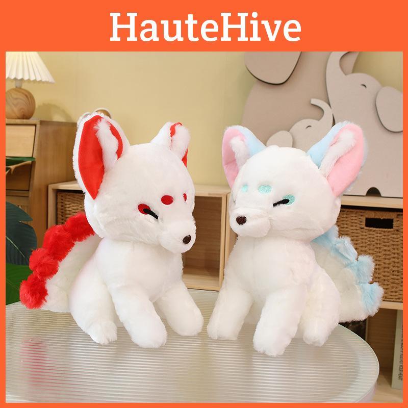 Sitting Fox Plush Toy Stuffed Animal Doll Cartoon Decoration Kids Gift 38cm