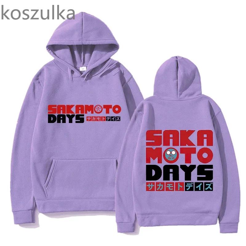 SAKAMOTO DAYS Mikiny Unisex Módní Potisk Mikiny Unisex Streetwear Hip Hop Muži/Ženy Podzim Zima Estetické Oblečení