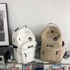 School Bag Male Ins Korean Version Harajuku Female High School College Student Backpack Large Capacity Multi-layer Backpack