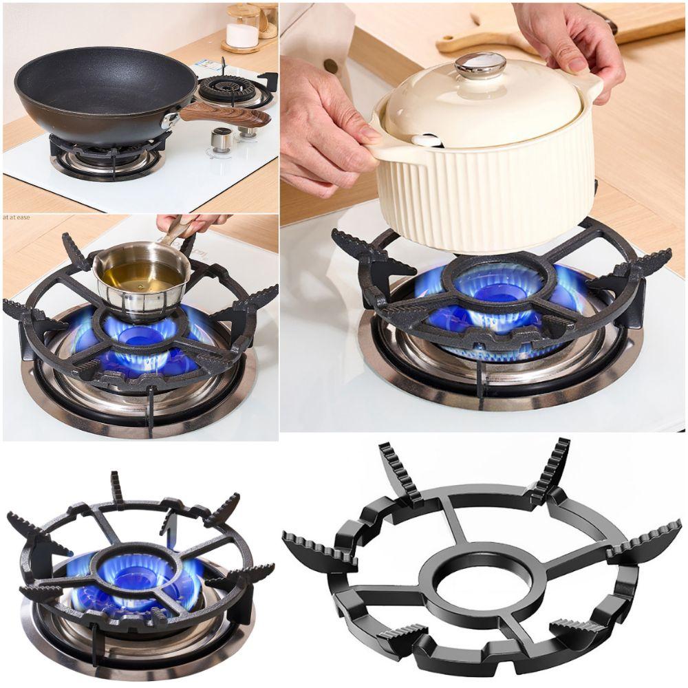Cast Iron Gas Stove Bracket Anti Slip Stovetop Stand High Quality Wok Support Cooking