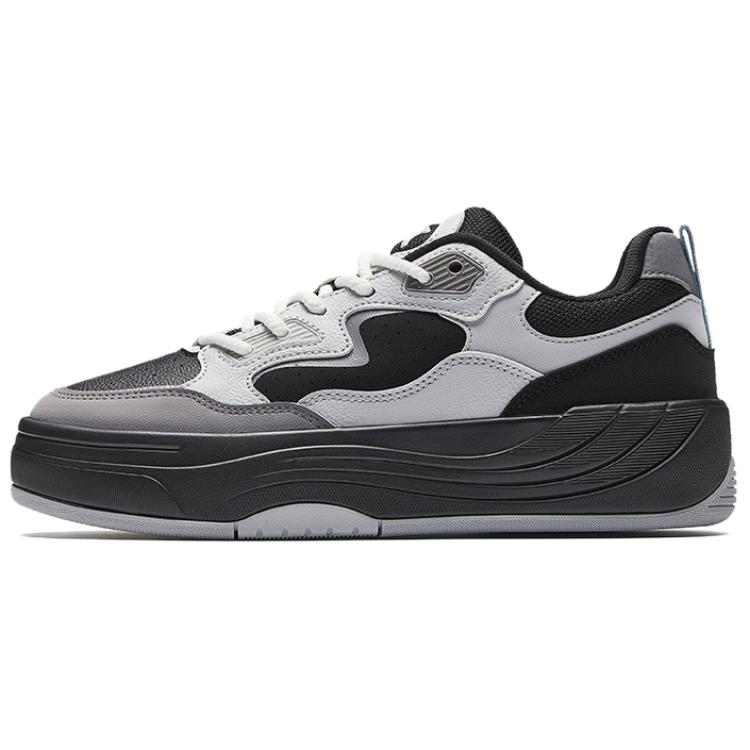 Anta Comfortable Minimalist PG7 Slip-Resistant Shock Absorbing Durable Low-Top Sneakers Women Sneakers Basic-Black Mud Carbon-Gray 122538079-2