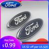 Nová 2026 Samolepka na auto Horká Pro Ford Nová 1ks 3D pro ford modrá černá 146mmx58mm Přední Kapota Motoru Znak na Kapotě Zadní Nárazník