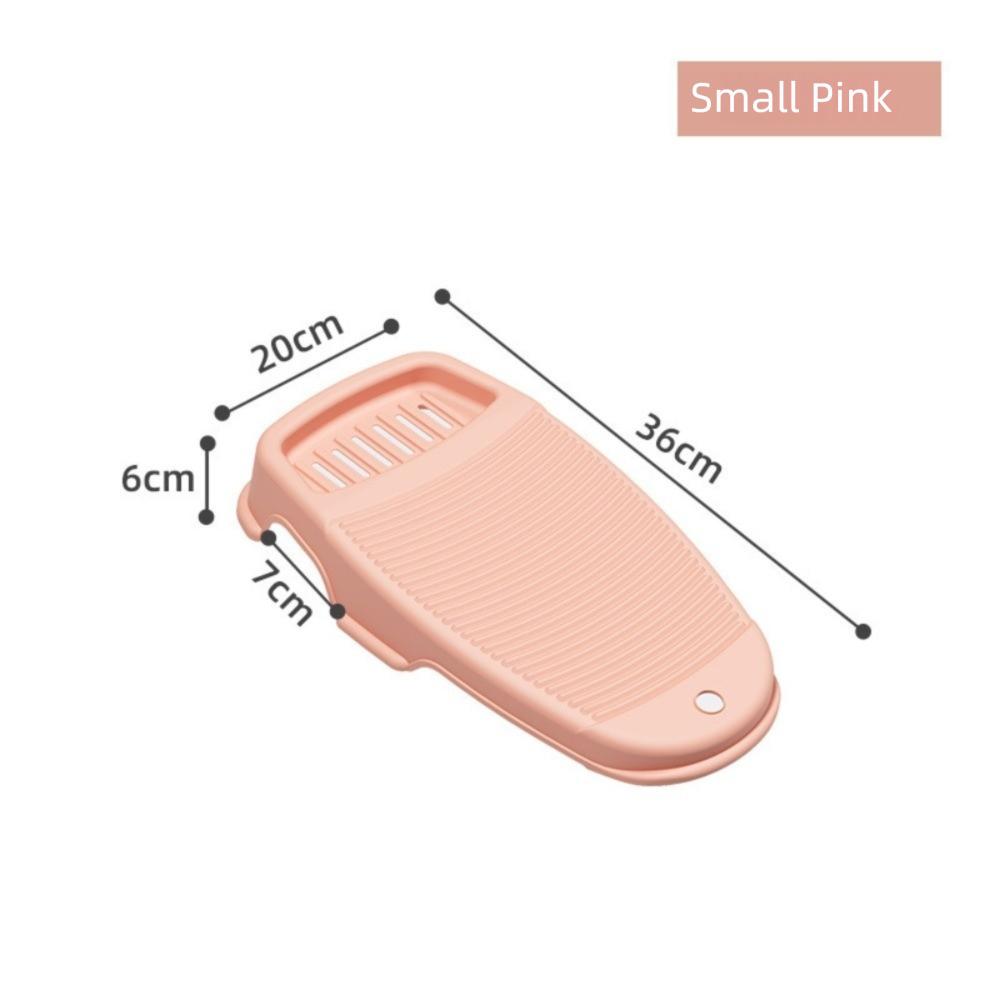 

Стирка доска с мыльницей Утолщенная Ручная стирка Прачечные доски Дренажные отверстия Нескользящая конструкция Держатель доски для стирки грязной одежды розовый
