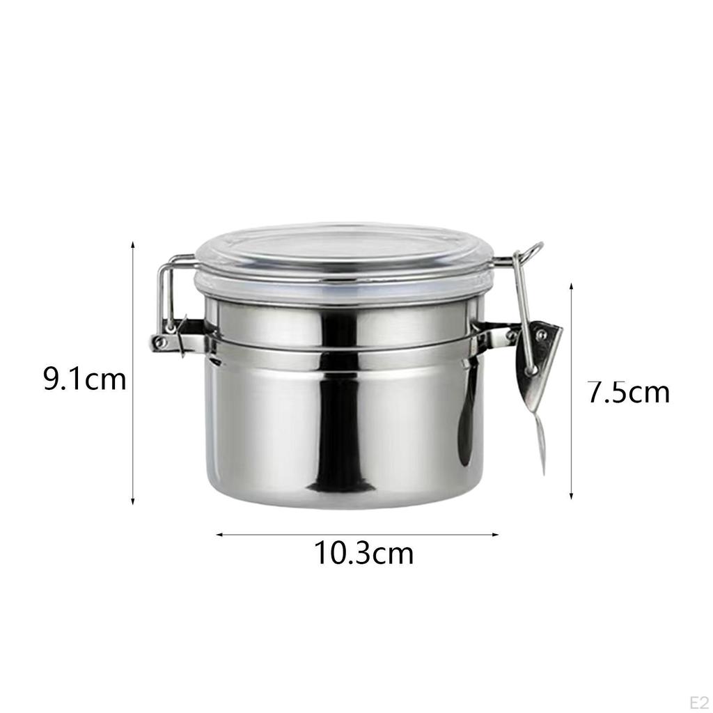 Coffee Bean Container Kitchen Cereal Storage Jar Multipurpose Utensils Airtight Tank for