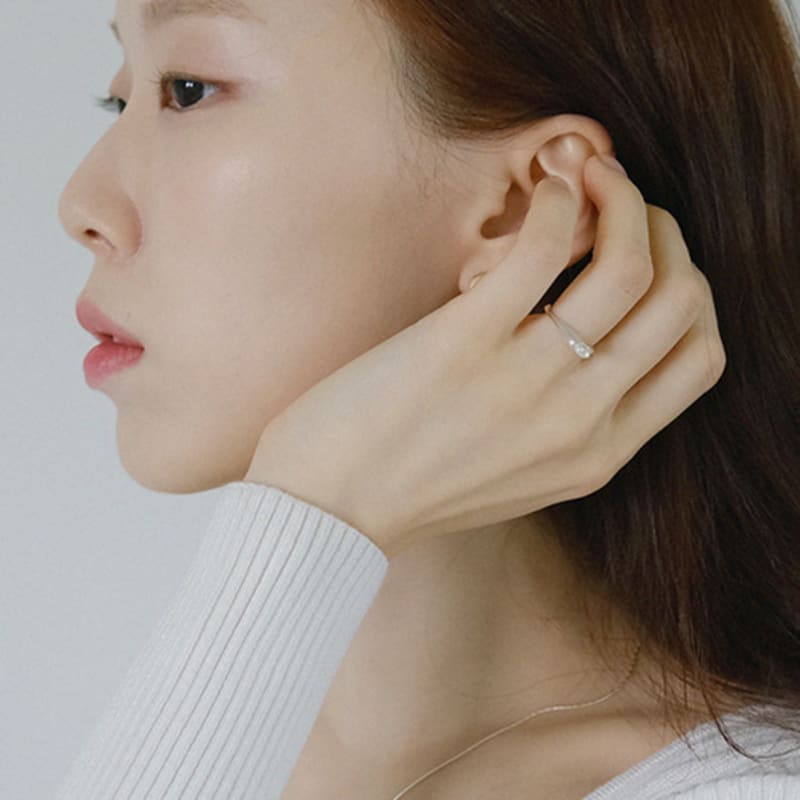 Pinaf Pearl morning glory ring