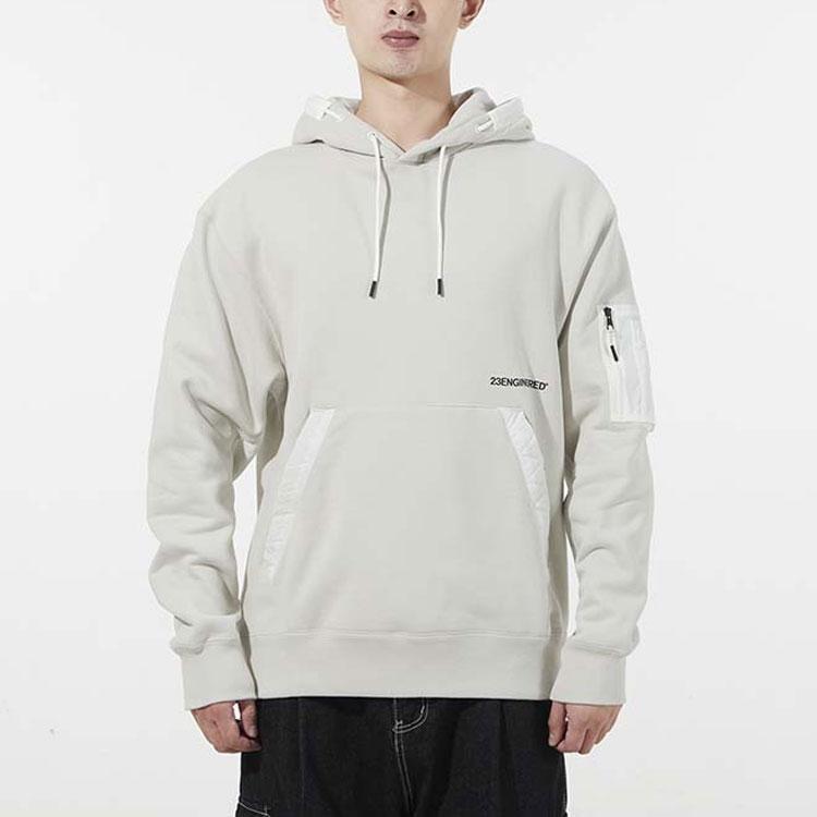 Jordan 23 Engineered Pullover Hoodie Men Tops Gray DM7861-072