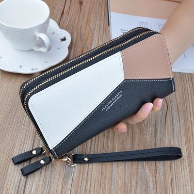 Long Women's Wallet Female Purses Coin Purse Card Holder Wallets Female Pu Leather Clutch Money Bag Large Capacity Wallet