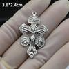 2025 Neues Gebetsketten-Kreuz-Accessoire Metall Jesus-Kruzifix-Figur Handwerk für Handgemachten DIY Religiösen Schmuck Anhänger Geschenk