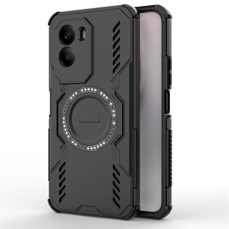 For Xiaomi Poco M7 Case For Poco M7 Plus Anti-knock Magnetic Adsorption Wireless Charge Back Cover For Poco M7 Case 6.9 Inch